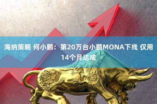 海纳策略 何小鹏：第20万台小鹏MONA下线 仅用14个月达成
