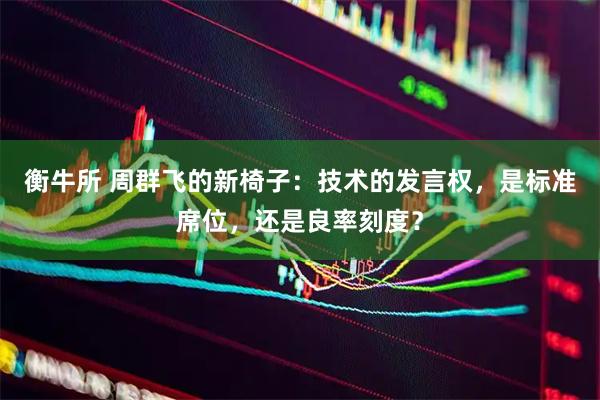 衡牛所 周群飞的新椅子：技术的发言权，是标准席位，还是良率刻度？